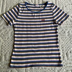 Levi’s Short Sleeved Ribbed Baby T-Shirt